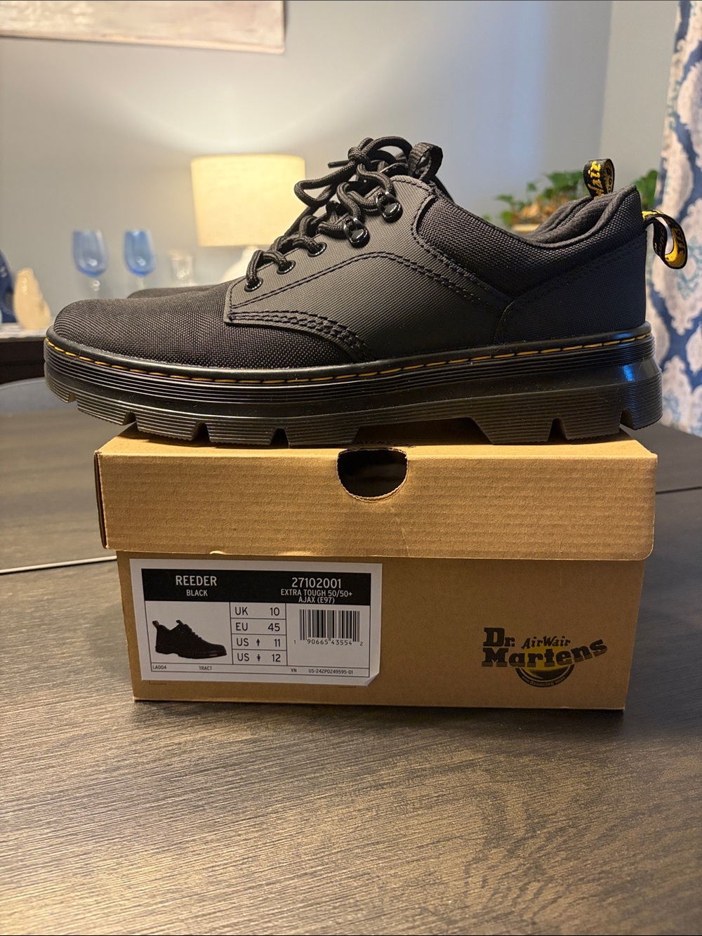 Dr. Martens Reeder Black Utility Shoes - NIB Men's 11 / Women's 12